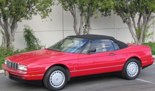 Used 91 Cadillac Allante Convertible Leather Dual Power Seats Power Windows, image 6