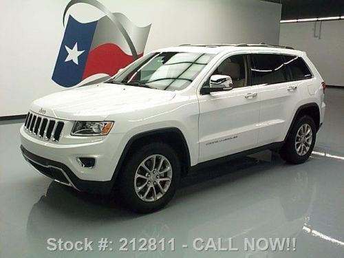 2014 jeep grand cherokee ltd sunroof nav rear cam 18k!! texas direct auto