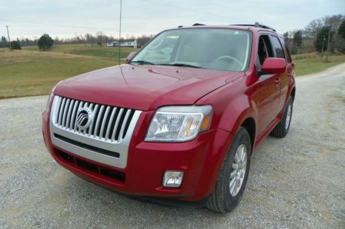 2011 mercury mariner premier 38kmiles leather, sync 4wd v6 my color alum wheels