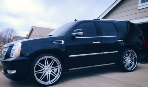 2007 cadillac escalade custom ipad in dash 26&#034; 3 piece wheels luxury platinum