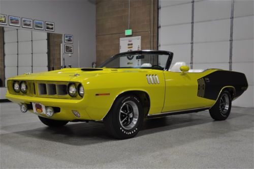 1971 plymouth &#039;cuda convertible - *the best in the world! - heavily documented!
