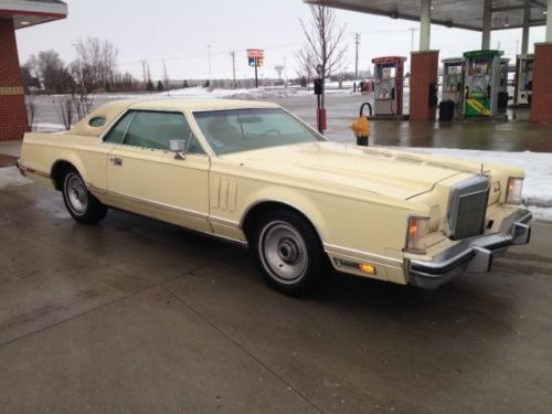 1978 lincoln mark v (low miles 63k)