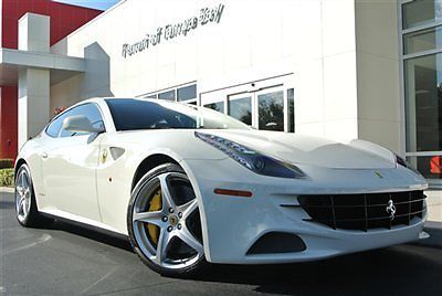 2012 ferrari ff - 3k miles - white/cuoio - navigation - scuderia - hot/cold seat