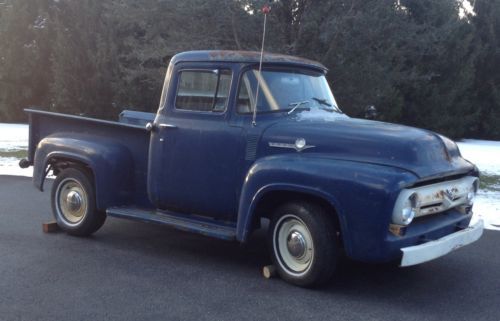 Find Used Original 56 Ford F100 Shortbed Pickup Truck In Hummelstown
