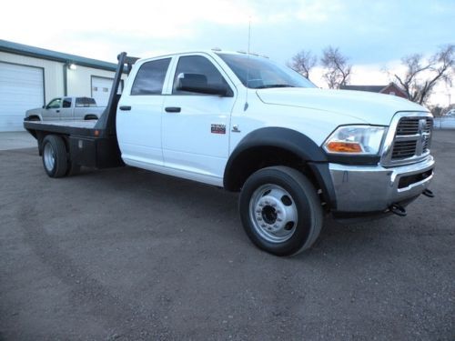 2011 dodge ram 4500 4x4 6.7 diesel crew cab automatic cab &amp; chassis