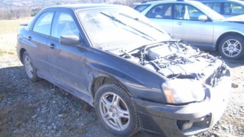 2004 subaru impreza wrx 5 speed repairable low miles good motor/trans no reserve