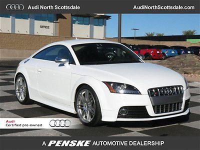 2009 audi tts- white-prestige-navigation-heated seats-certified-38k miles-boses