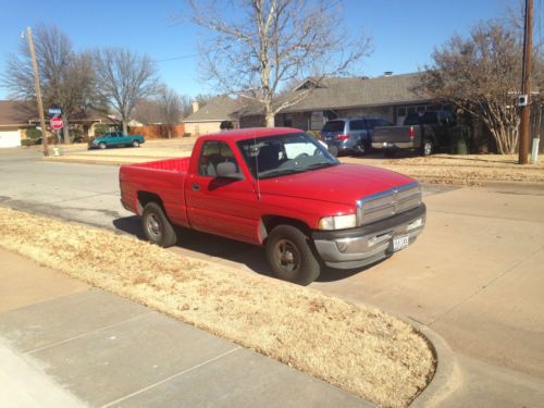 Cherry red 2001 dodge ram 1500 pickup