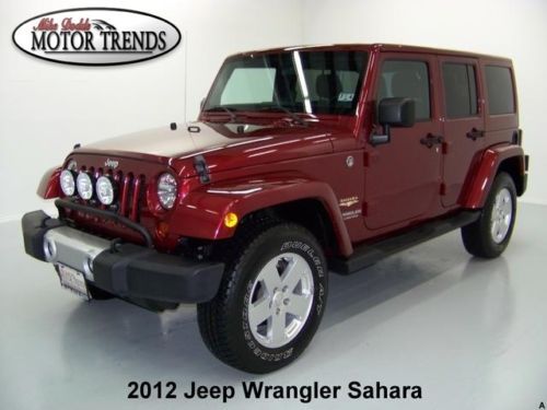 2012 jeep wrangler 4x4 custom lightbar unlimited sahara matching hardtop 13k