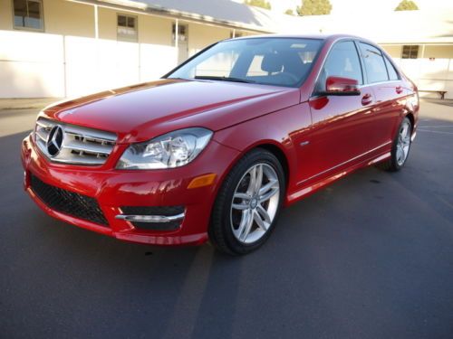 2012 mercedes benz c250 amg spt pkg sdn 12 rebuilt/salvage/bmw/lexus/c300/328i