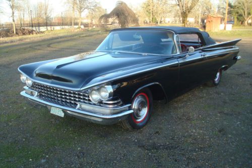 1959 buick lesabre convertible triple black original drivetrain solid solid !!!!