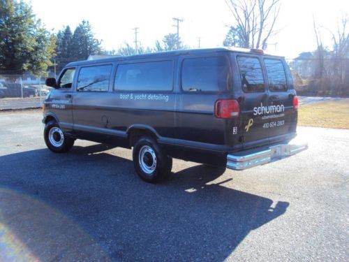 Dodge b3500 passenger van long wheelbase runs great reliable looks ok no reserve