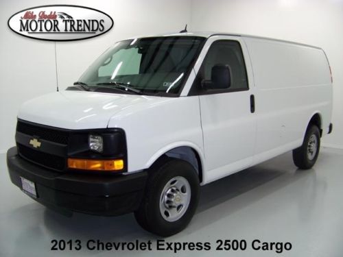 2013 chevy express 2500 cargo van stabilitrak onstar am fm 23k motor trends tx