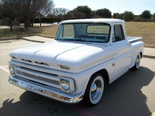 1966 chevy truck c10 shortbed stepside hot rod street rod v8