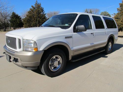 2004 ford excursion eddie bauer powerstroke diesel 2wd leather no rust clean