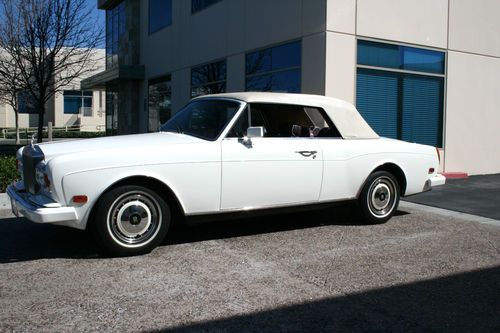 1990 rolls royce corniche iii convertible