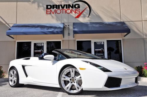 2008 lamborghini gallardo spyder! egear! loaded! rare!!