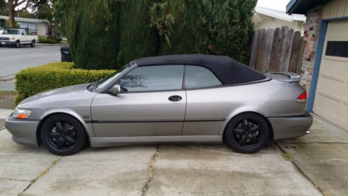 2001 saab viggen convertible, steel grey, turbo