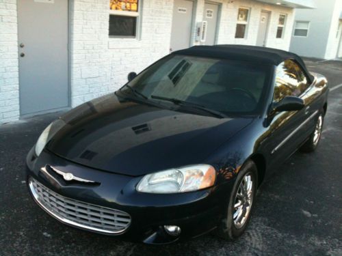 2002 chrysler sebring limited convertible!