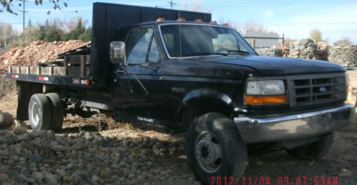 Ford f 450 flatbed w/ stock panels dually 7.3 l