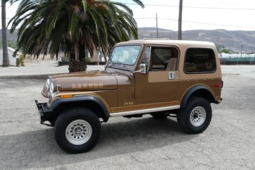 1980 jeep cj 7 laredo 4x4 hard top