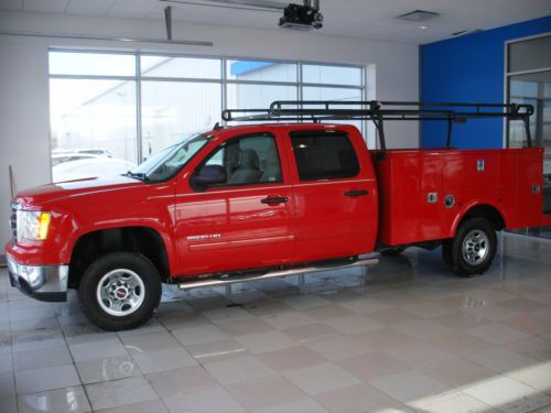 Gmc sierra 2500 hd crew cab 4wd with utility body