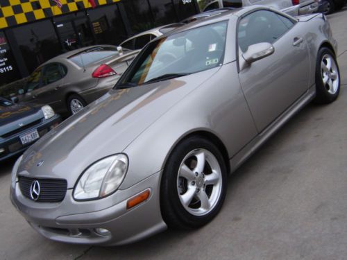 2003 mercedes-benz slk320 clean carfax dealer serviced all record nice!