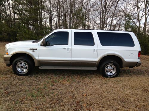 2003 ford excursion eddie buaer 4x4 6.0 diesel turbo leather harley 1 owner