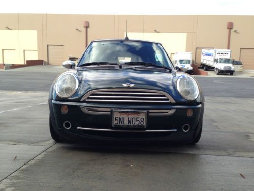 2005 green mini cooper convertible (as is)