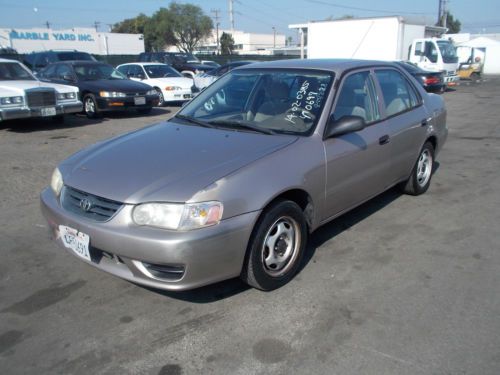 2001 toyota corolla, no reserve