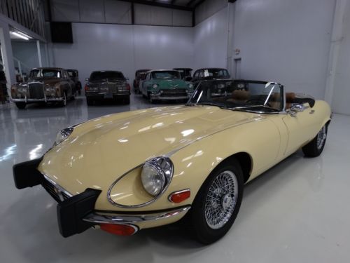 1974 jaguar xke convertible, 30,406 original miles, matching #&#039;s engine!