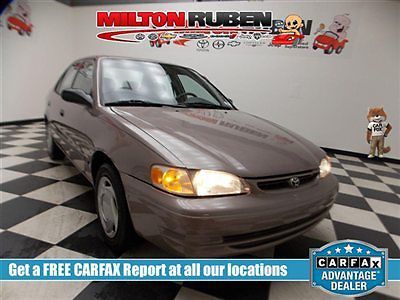 2000 toyota corolla sedan ce automatic low miles 4 dr automatic gasoline 1.8l l4