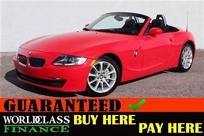 2008 bmw z4 convertible roadster red auto sharp! 04 05 06 07 09 z3 328 335 325 i