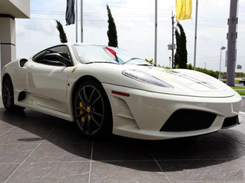 2009 ferrari f430 scuderia white/black stripes 3800 miles 2 owner very clean!