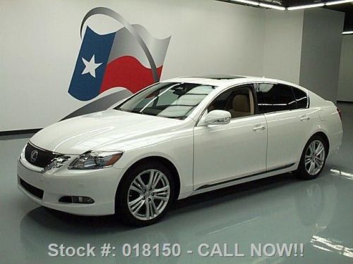 2009 lexus gs450h hybrid sunroof nav rear cam xenon 45k texas direct auto