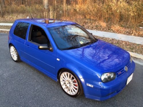 2003 volkswagen 20th anniversary edition gti - jazz blue frankenturbo conversion