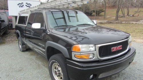 2002 gmc sierra 2500 hd sle 4x4 extended cab pickup 4-door 6.0l denali front