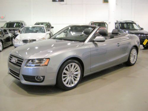 2010 a5 cabriolet premium plus carfax certified low florida miles super clean