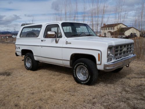 1978 chevy blazer gmc jimmy 4x4 clean low mile dry western high desert survivor