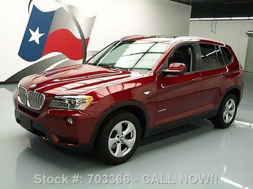 2011 bmw x3 xdrive28i awd pano roof nav rear cam 19k mi texas direct auto