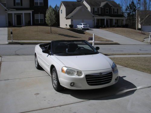 2004 chrysler sebering convertible with a 2.4l. engine