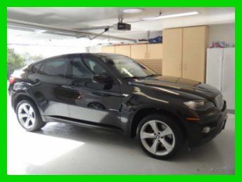 2009 bmw x6 xdrive 50i turbo automatic awd suv premium dvd mp3 leather moonroof