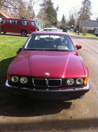 1991 BMW 750 iL running parts car/ project car, US $1,400.00, image 3
