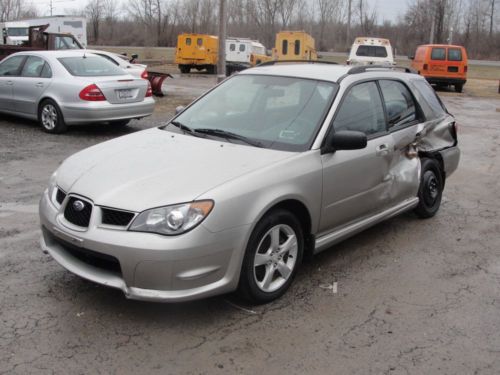 2006 06 subaru impreza station wagon auto 31k project car salvage repairable