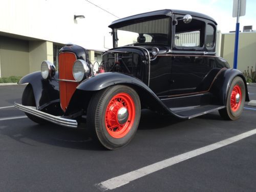 1930 ford hopped up hot rod model a coupe same owner since 1957