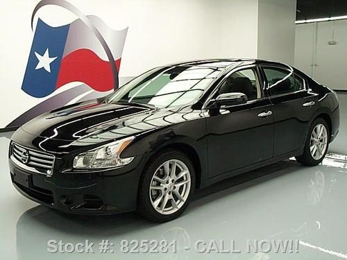 2012 nissan maxima 3.5 s sedan sunroof leather 24k mi texas direct auto