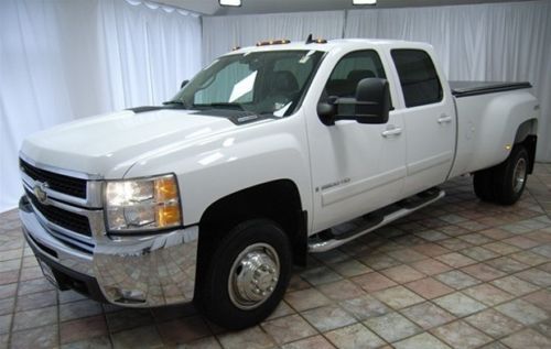 2007 chevrolet silverado 3500 hd ltz crew cab/8&#039; bed/loaded-24mpg-free transport