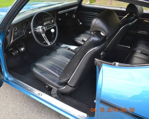 1969 CHEVELLE SS 396 4SPD VERY NICE FRESH RESTORATION BEAUTIFUL LEMANS BLUE, image 2