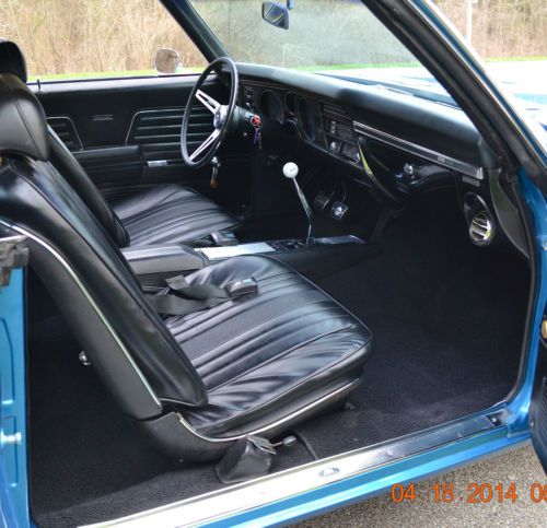 1969 CHEVELLE SS 396 4SPD VERY NICE FRESH RESTORATION BEAUTIFUL LEMANS BLUE, image 6