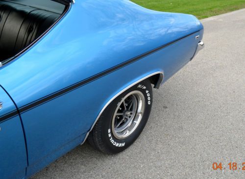 1969 CHEVELLE SS 396 4SPD VERY NICE FRESH RESTORATION BEAUTIFUL LEMANS BLUE, image 10